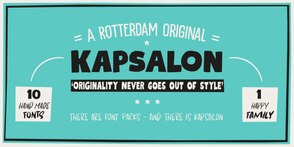 Kapsalon Brush Font