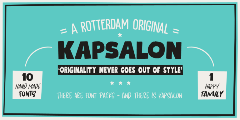 Kapsalon Brush Font