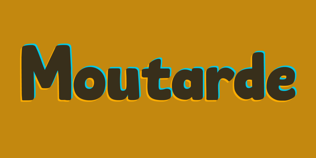 Moutarde Font