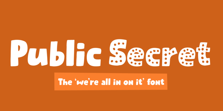 Public Secret Font