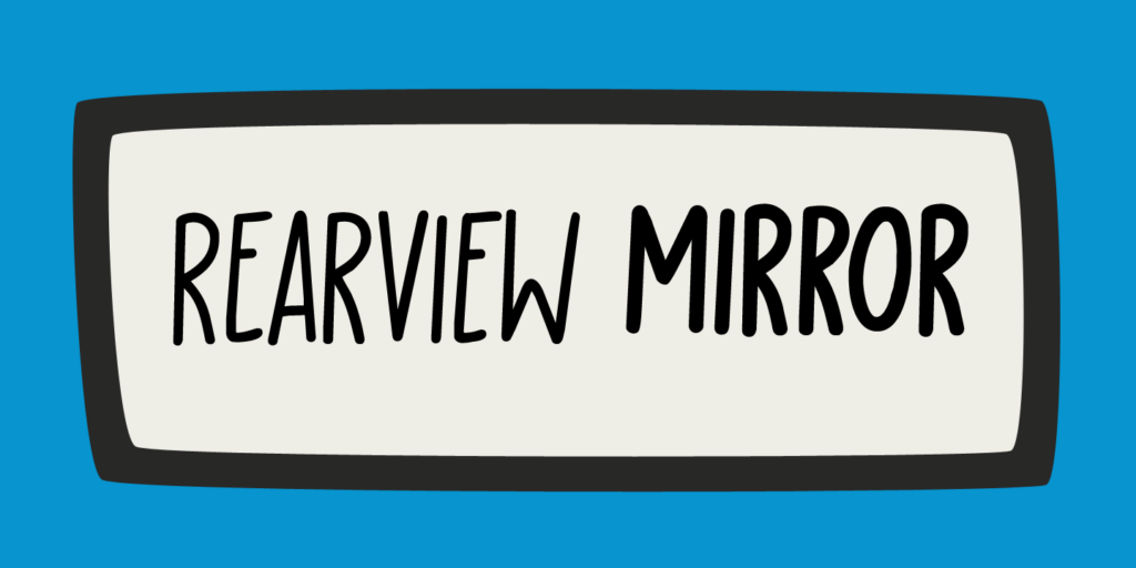 Rearview Mirror Font