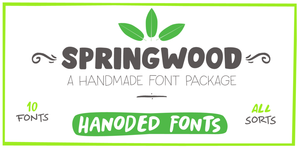 Springwood Brush Font