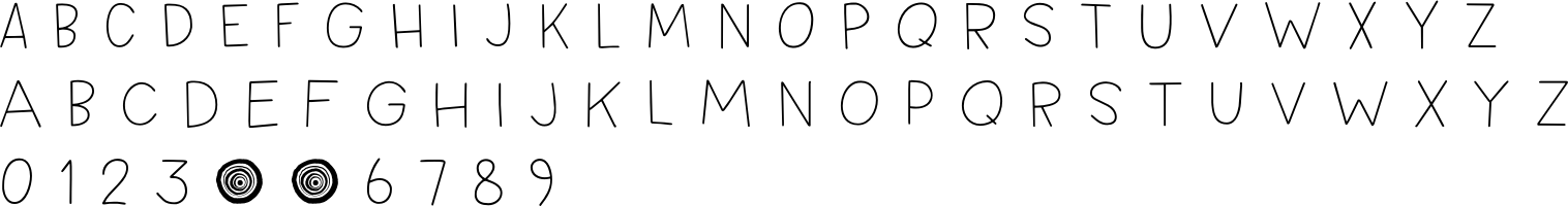Springwood Font Character Map