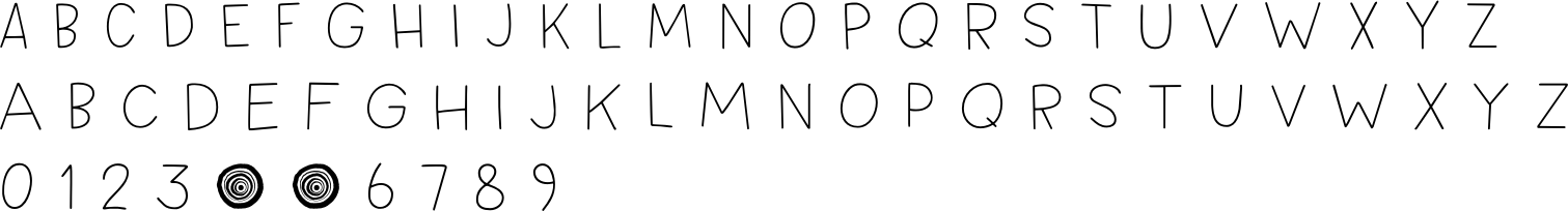Springwood Font Character Map