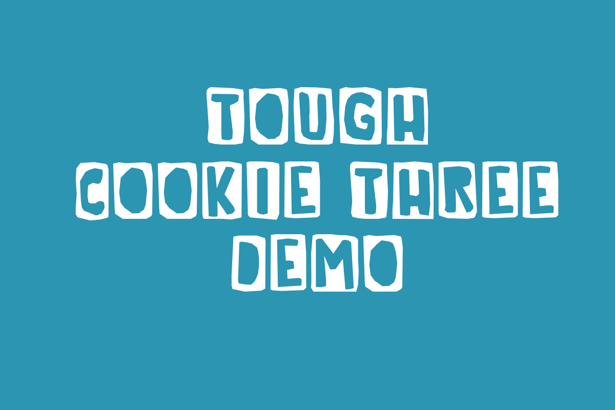 Tough Cookie Three Demo Font