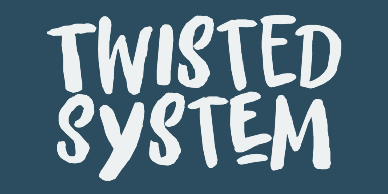 Twisted System Font