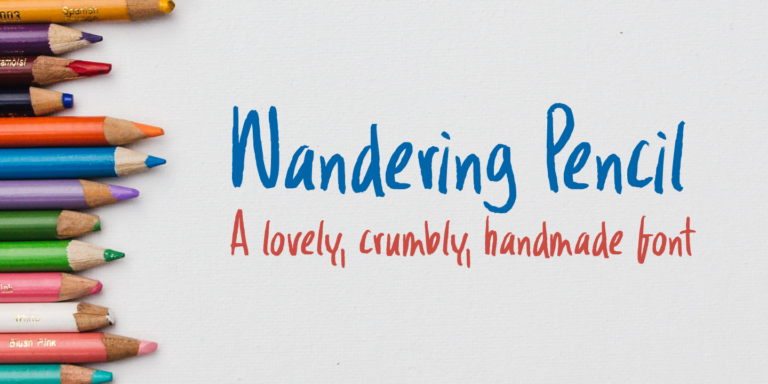 Wandering Pencil Font