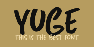 Yuge Font Graphic