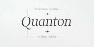 Quanton Font Graphic