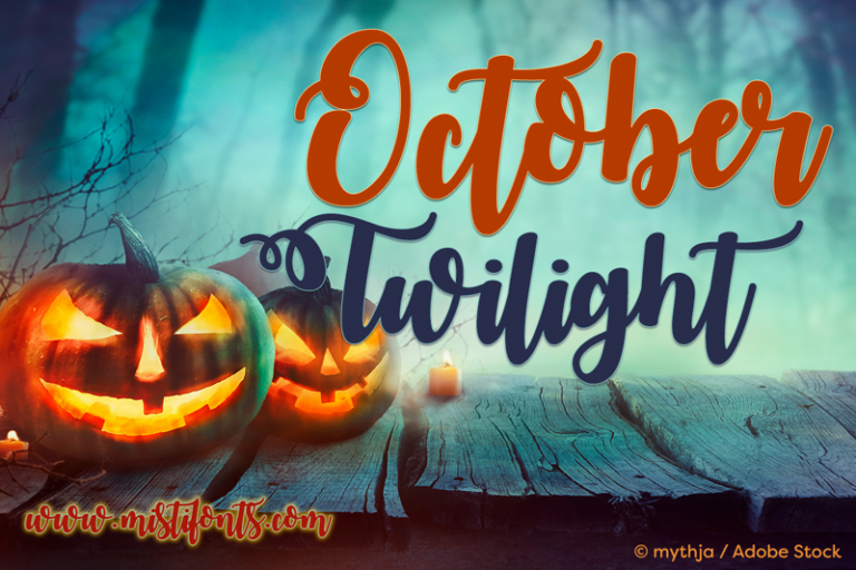 October Twilight Font