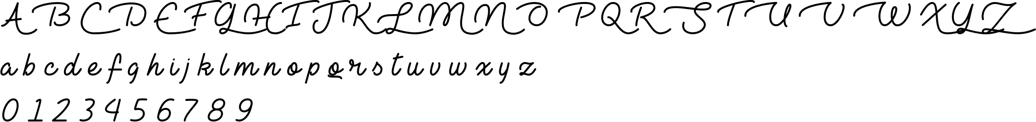Lie To Me Font Character Map