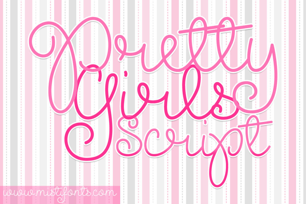 Pretty Girls Script Font