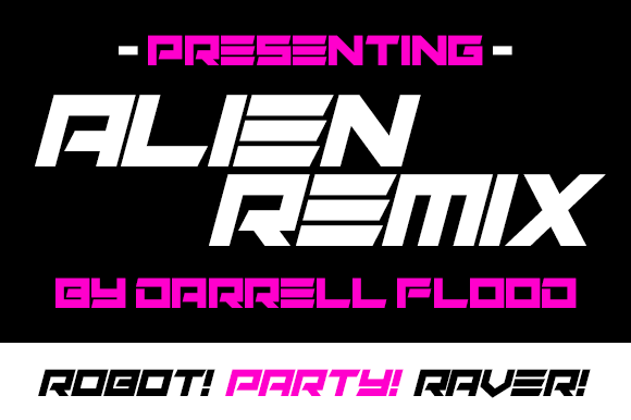 Alien Remix Font
