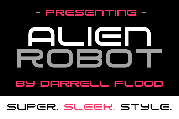 Alien Robot Font