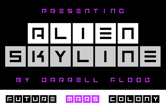 Alien Skyline Font