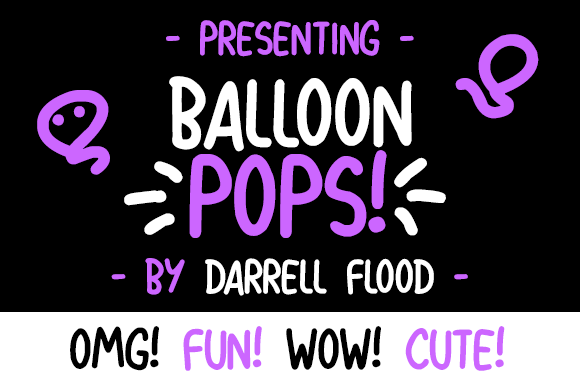Balloon Pops Font