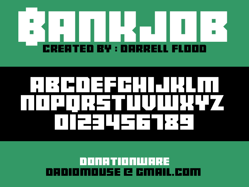 Bankjob Font