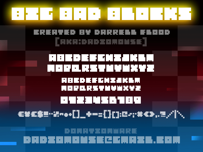 Big Bad Blocks Font