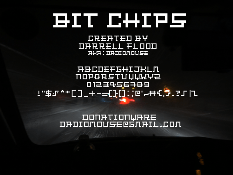 Bit Chips Font