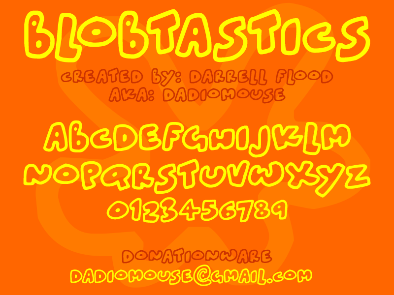 Blobtastics Font