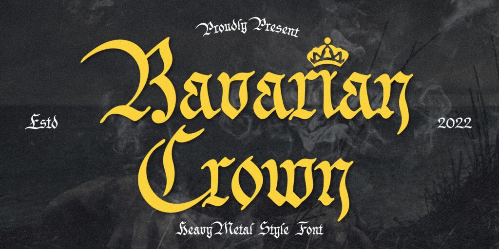 Bavarian Crown Font