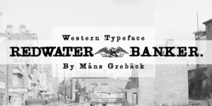 Redwater Banker Font Graphic
