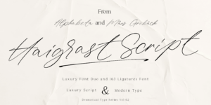Haigrast Script Graphic
