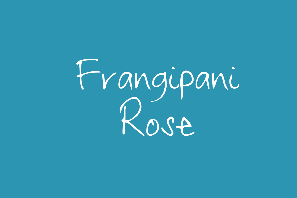 Frangipani Rose Title Image