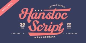 Hanstoc Script Graphic
