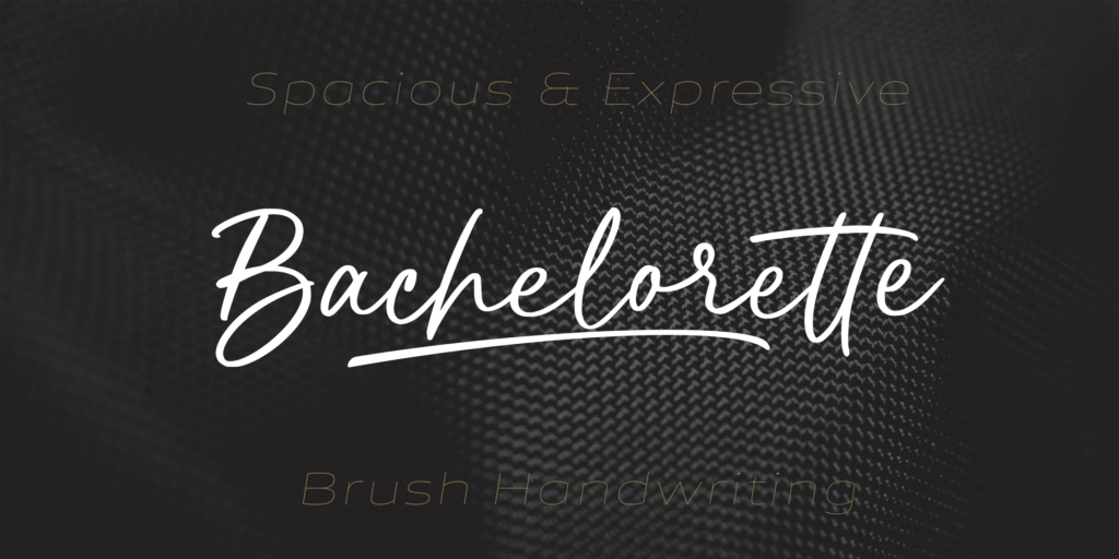 Bachelorette Font