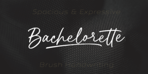 Bachelorette Font Graphic