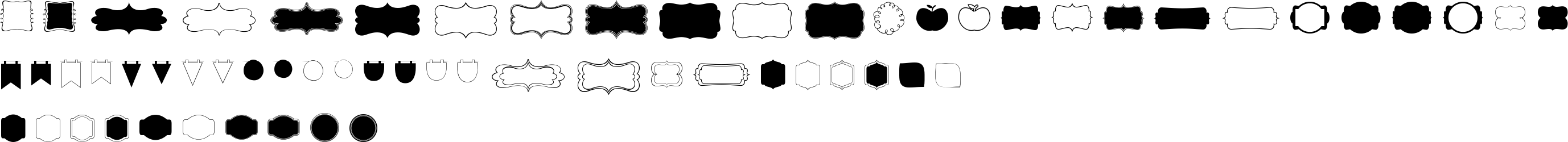 KG Flavor And Frames Four Character Map