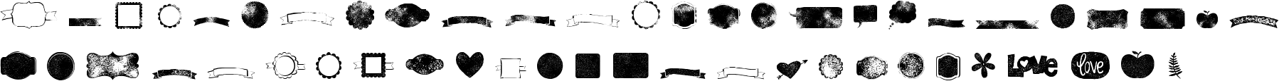 KG Flavor And Frames Seven Character Map