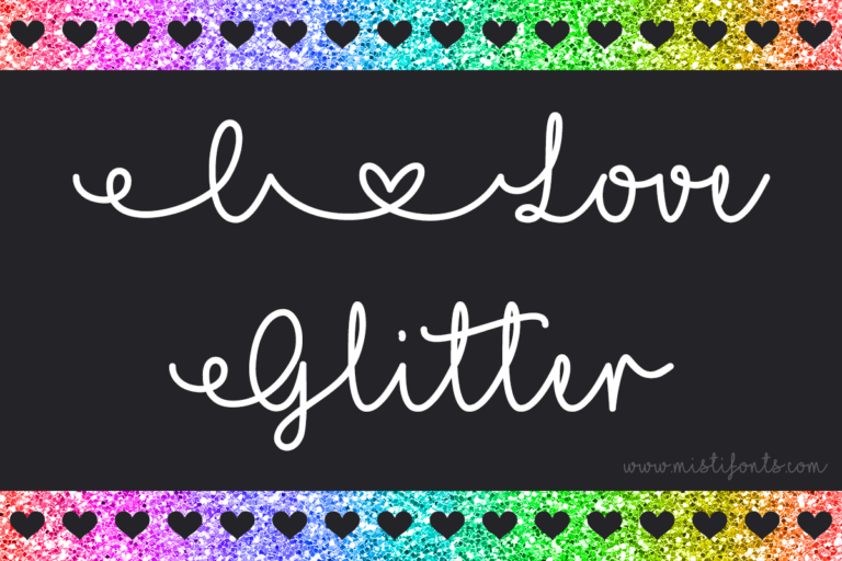 I love Glitter