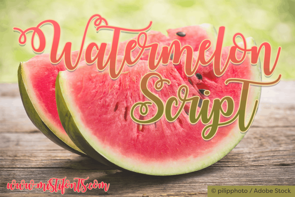 Watermelon Script Font