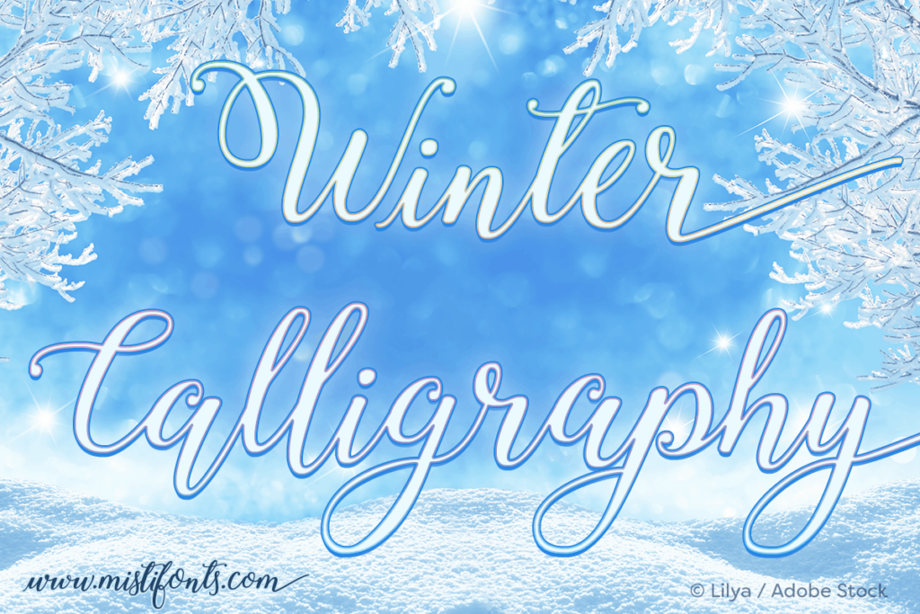 Winter Calligraphy Font