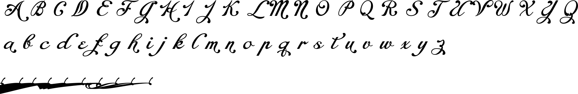 Chapel Script Character Map