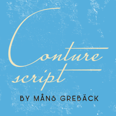 Conture Script Flag