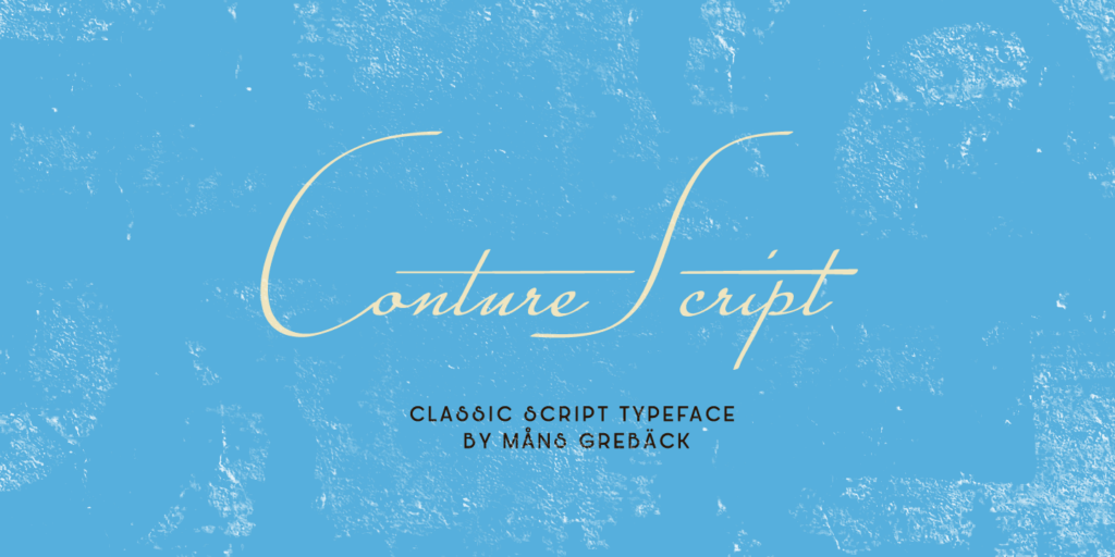 Conture Script Poster01