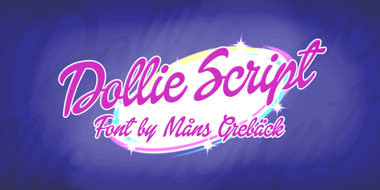 Dollie Script Poster