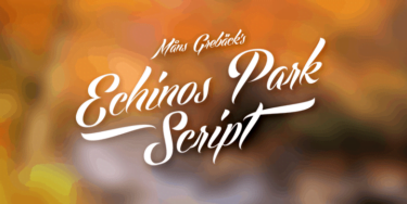 Echinos Park Script Poster Small