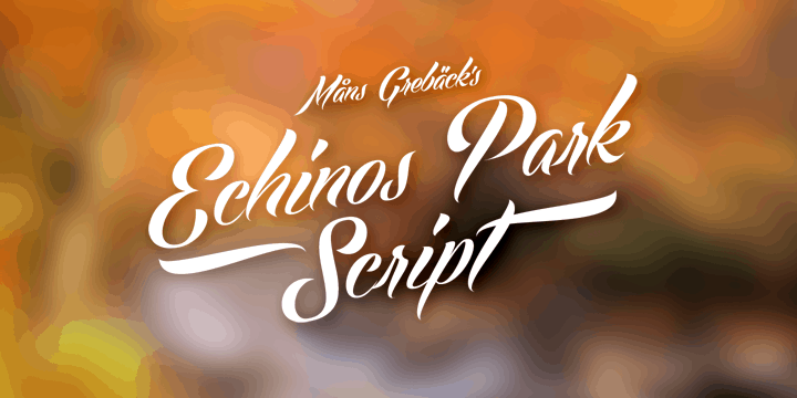 Echinos Park Script Poster Small