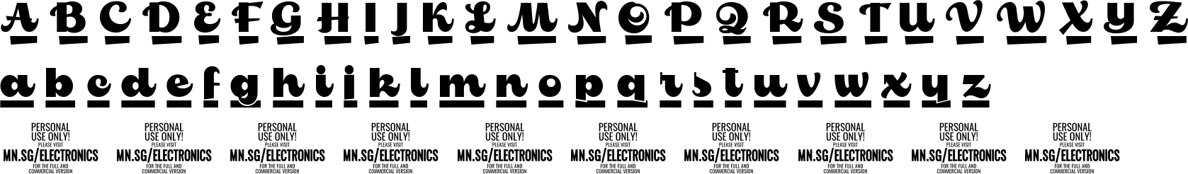 Electronics Character Map