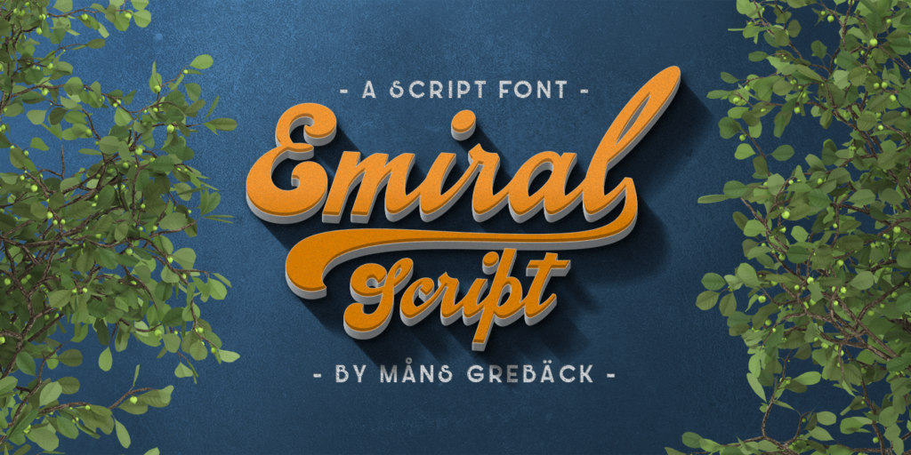 Emiral Script Poster01