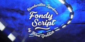 Fondy Script Poster01