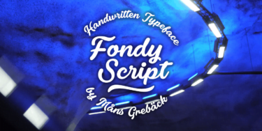 Fondy Script Poster01