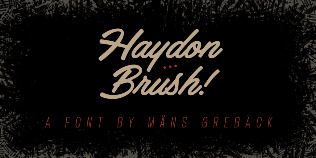 Haydon Brush Poster01