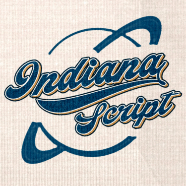 Indiana Script Flag