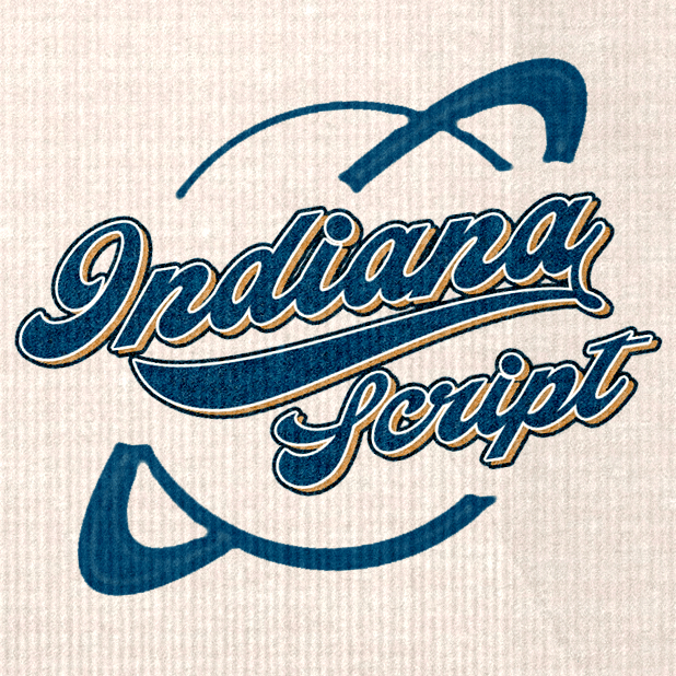 Indiana Script Flag