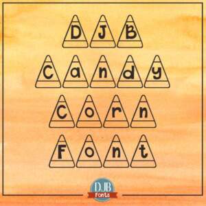 Djbfonts Candycornfont5